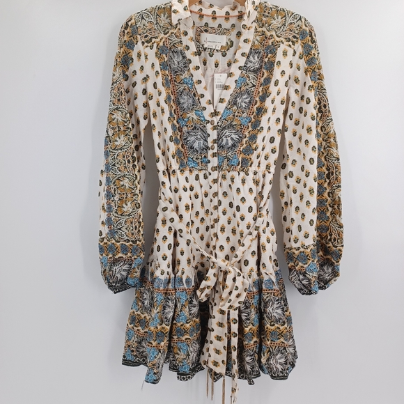 Anthropologie Floral Mini Dress - Picture 4 of 14